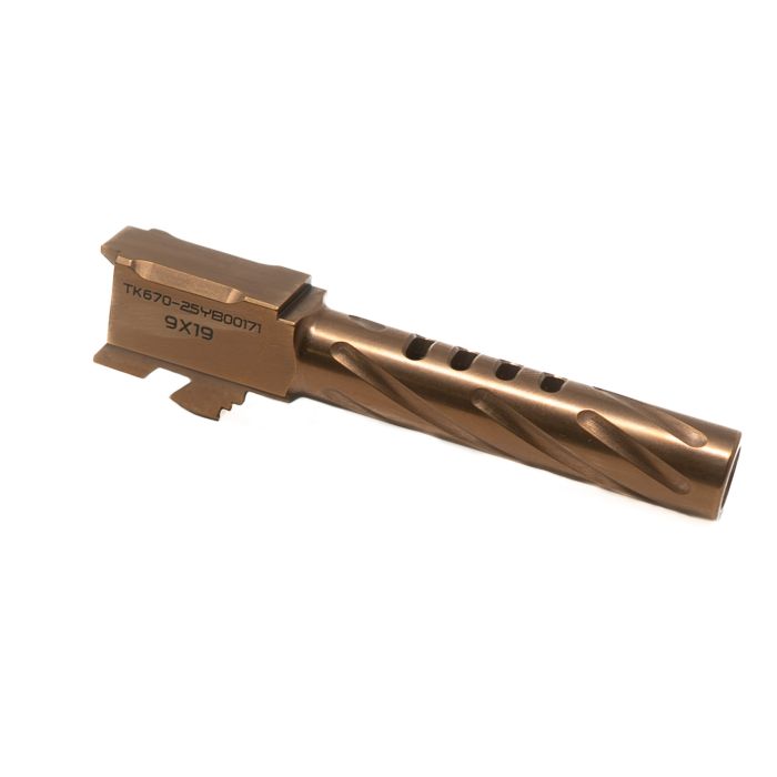 XF PRO 9mm Ported Barrel, 4" Fluted, Bronze